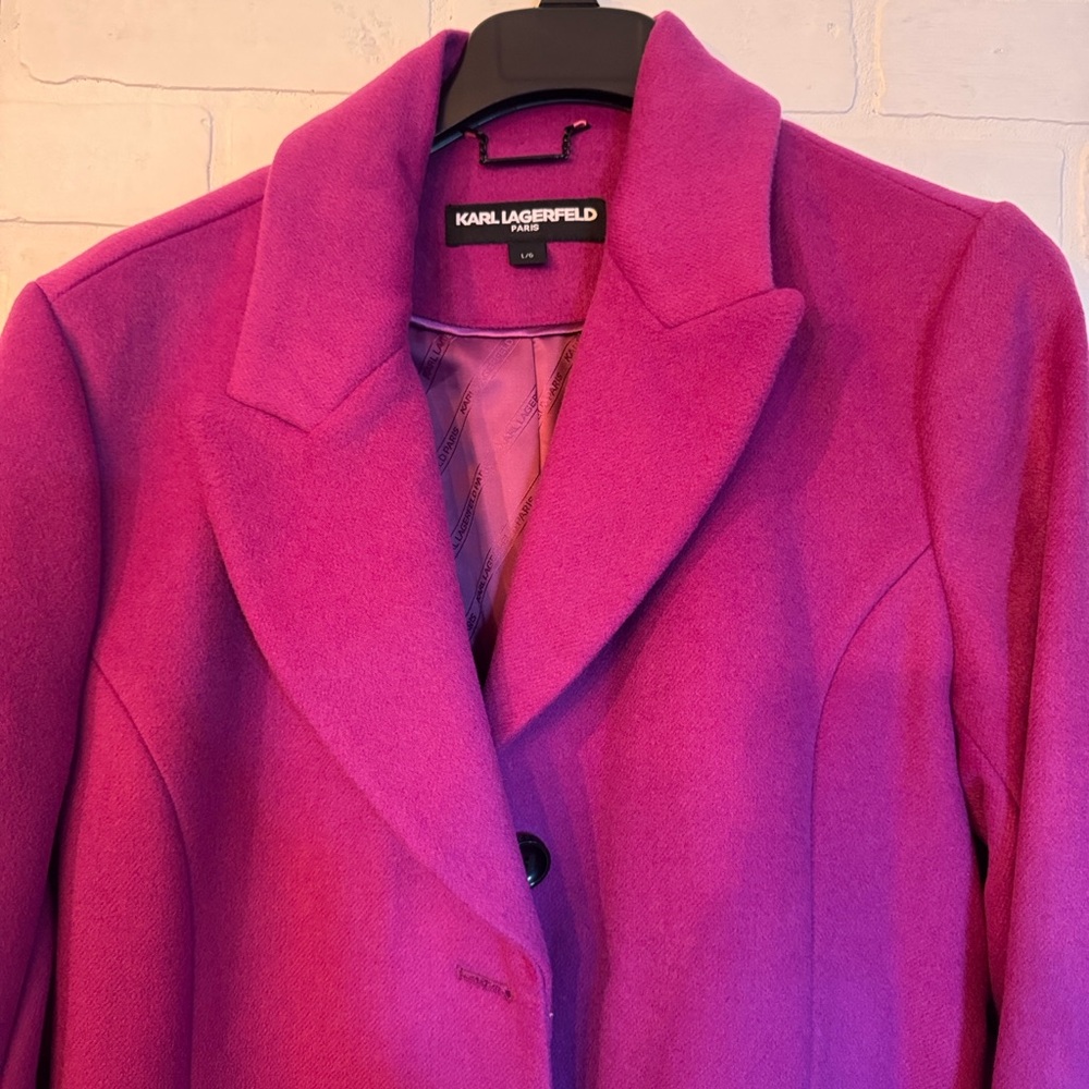 Karl Lagerfeld Women's Fuchsia Blazer